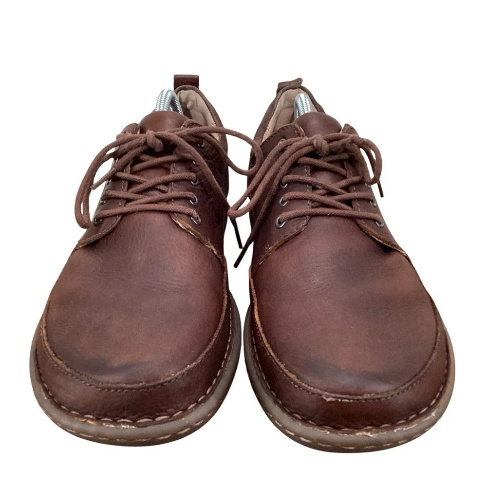 Born Nigel Tie Brown Leather Oxford Shoes Mens 9.5 M Comfort Lace Up H50506